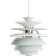 Louis Poulsen PH Snowball Taklampa Dusty Green High Lustre Chrome Plated Pendellampa ∅ 40cm