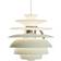 Louis Poulsen PH Snowball Dusty Green / Chrome Plated Pendelleuchte ∅ 40cm