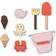 Filibabba Strandset Silikon 8 Delar Peach Mix