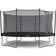 North Trampoline Pioneer Rectangular Trampoline 370x250cm + Safety Net + Ladder
