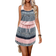 Shein Sommerliches, lässiges Tank-Kleid für Damen mit elastischem Bund und Zugband sowie Farbblock-Design