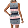 Shein Sommerliches, lässiges Tank-Kleid für Damen mit elastischem Bund und Zugband sowie Farbblock-Design