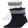 adidas 3-Stripes Crew Sokker - Hvid/Sort
