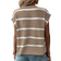 Shein Casual Loose Round Neck Drop Shoulder Vest - Striped