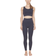 Moonchild Soft Rib Yoga Crop Top - Navy Blue