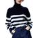 H&M Finstrikket Trøje Med Turtleneck - Blå
