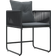 vidaXL Outdoor of 11 Dark Grey Powder-Coated Steel Patio Dining Set, 1 Table incl. 10 Chairs