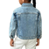 Shein Cool Girl Floral Embroidered Beaded Elegant Denim Jacket
