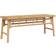 vidaXL Natural Bamboo Medium Durable Outdoor Garden Bench