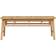 vidaXL Natural Bamboo Medium Durable Outdoor Garden Bench