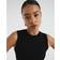 River Island Womens Sleeveless Ribbed Tank Top - Black