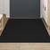 vidaXL Doormat 115 x 200 cm Black 115x200cm