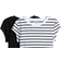 H&M Cotton Jersey Tops - Black/Striped (1229754004)