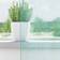 vidaXL Voile Gardiner Med Öglor 140 x 225 cm Set Of 2 140x225cm