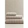 H&M Randig badhandduk Badlakan Vit, Beige (140x70cm)