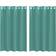 vidaXL Voile Gardiner Med Genomföringar 2 St Turkos 140x175cm