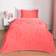 OHS Coverless 7.5 Tog Pillowcase Set Single Duvet Cover Pink (198x137cm)