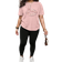 Shein Plus Size Lip Print T-Shirt And Pants - Summer