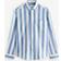 Gant Camicia A Maniche Lunghe Bold Stripe Regular Fit - Rich Blue