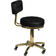 Guld AM-961 Kosmetisk Pall Svart Sittpall