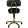 Guld AM-961 Kosmetisk Pall Svart Sittpall