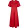 Neo Noir Illana Poplin Dress Dam Klänningar - Red