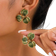 Shein Lovely Seaside Floral Drop Stud Earrings - Women