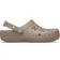 Crocs Classic Floral Cut-Out Clog - Taupe