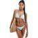 New Look Trekantsbikinitop Med Småblomstret Print - Blå/Pink