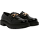 Schuh Wide Fit lumina snaffle loafer flat shoes in black Black