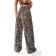 Shein Women Leopard Print Loose Long Pants