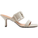 River Island Double Buckle Mule Heels - Grey