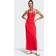 adidas Adicolor 3-Stripes Tank Maxi Dress - Röd/Vit