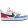 Nike Court Borough Low Recraft GS - White/Light Crimson/Blue Beyond/Thunder Blue