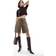Only Onlnaomi Høj Talje Regular Fit Bermuda Shorts - Cognac/Cappuccino/Sort