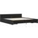 vidaXL Bettgestell Mit Schubladen Schwarz 200x200 cm Holzwerkstoff Bettrahmen 203x203cm