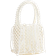 River Island Waterfall Pearl Clutch Bag - White
