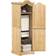 vidaXL Corona 55 x 52 x 170 cm Massiv Furu Garderob 55x170cm