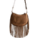 New Look Tassel Cross Body Suedette Bag - Tan/Brown