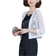 Moly Women's Vest Bolero Lace Cardigan 3/4 Sleeve Cardigan - White