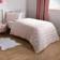 OHS Metallic Heart & Unicorn Fleece Set, - Double Duvet Cover Pink (200x200cm)