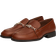 Tommy Hilfiger Chain Detail Leather Loafers COGNAC BROWN