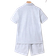 Shein Tween Boys Loose Fit Casual Knitted Solid Color Short Sleeve Polo Shirt And Shorts pcsSet