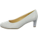Gabor Pumps Silberfarben Blockabsatz