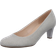 Gabor Pumps Silberfarben Blockabsatz