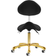 ActiveShop 1004 Giovanni Guld Sort Sadelstol 64cm