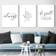 Tongda Decor Kristna Citat Väggbilder 30 x 40 cm Set of 3 Poster 30x40cm 3st