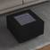vidaXL Con Luz LED Madera Ingeniería Negra 60x60x40 cm Mesa de Centro 60x60cm