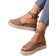Shein Women Minimalist Ankle Strap Espadrille Flatform Sandals, Vacation Summer Sandals