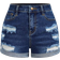 Shein Tween Girls' Summer Boho Causal Ripped Roll Up Hem Denim Jeans Shorts,Summer Girls Clothes